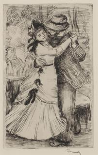 Pierre-Auguste Renoir - La Danse à la Campagne, 2e Planche (Delteil, Stella 2)