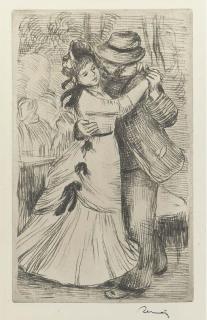 Pierre-Auguste Renoir - La Danse à la campagne, 2e planche (Delteil; Stella 2)