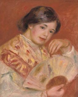 Pierre-Auguste Renoir - La femme à l\'éventail