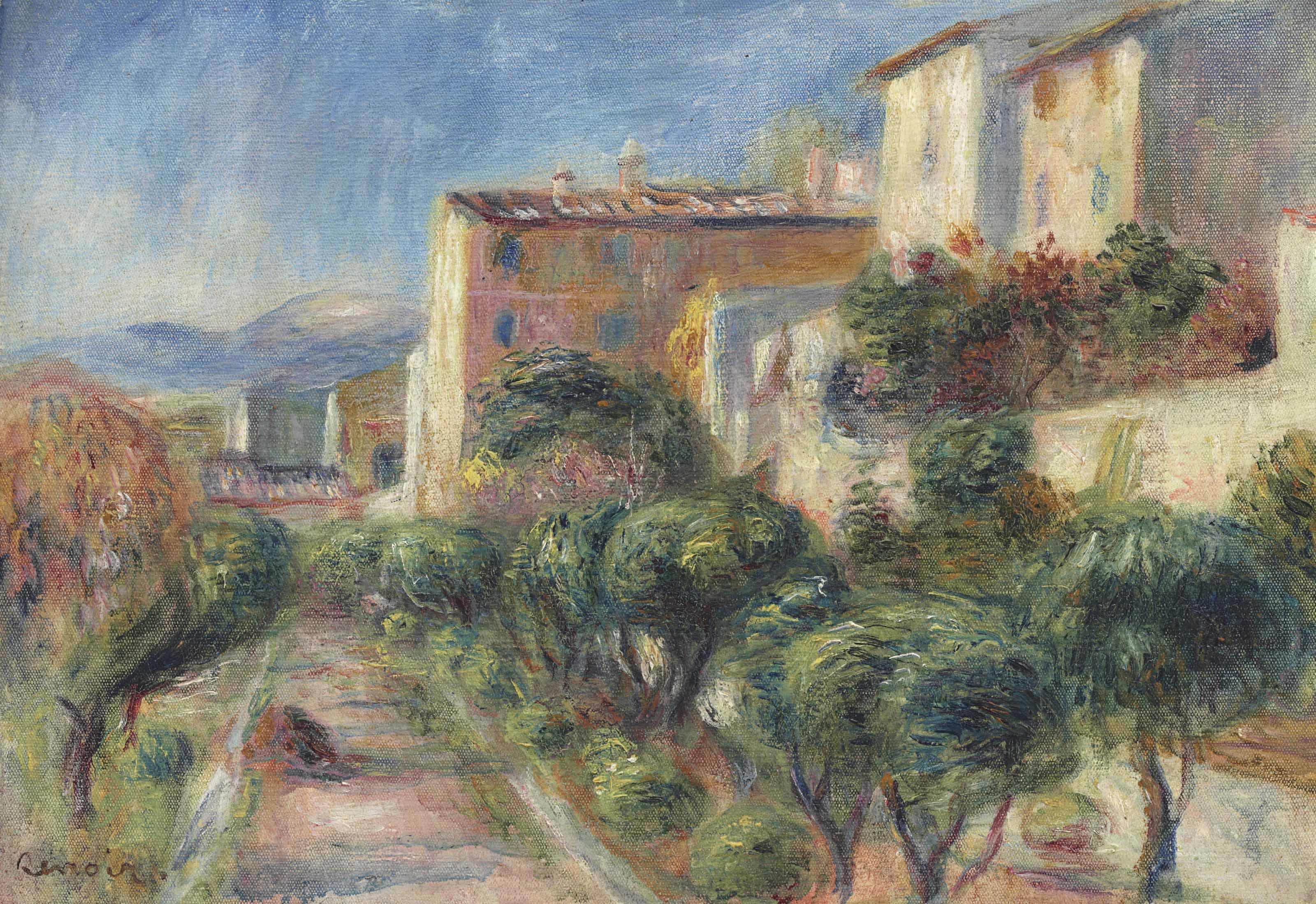Pierre-Auguste Renoir - La maison de la poste à Cagnes
