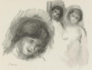 Pierre-Auguste Renoir - La pierre aux trois croquis (D.; S. 41)