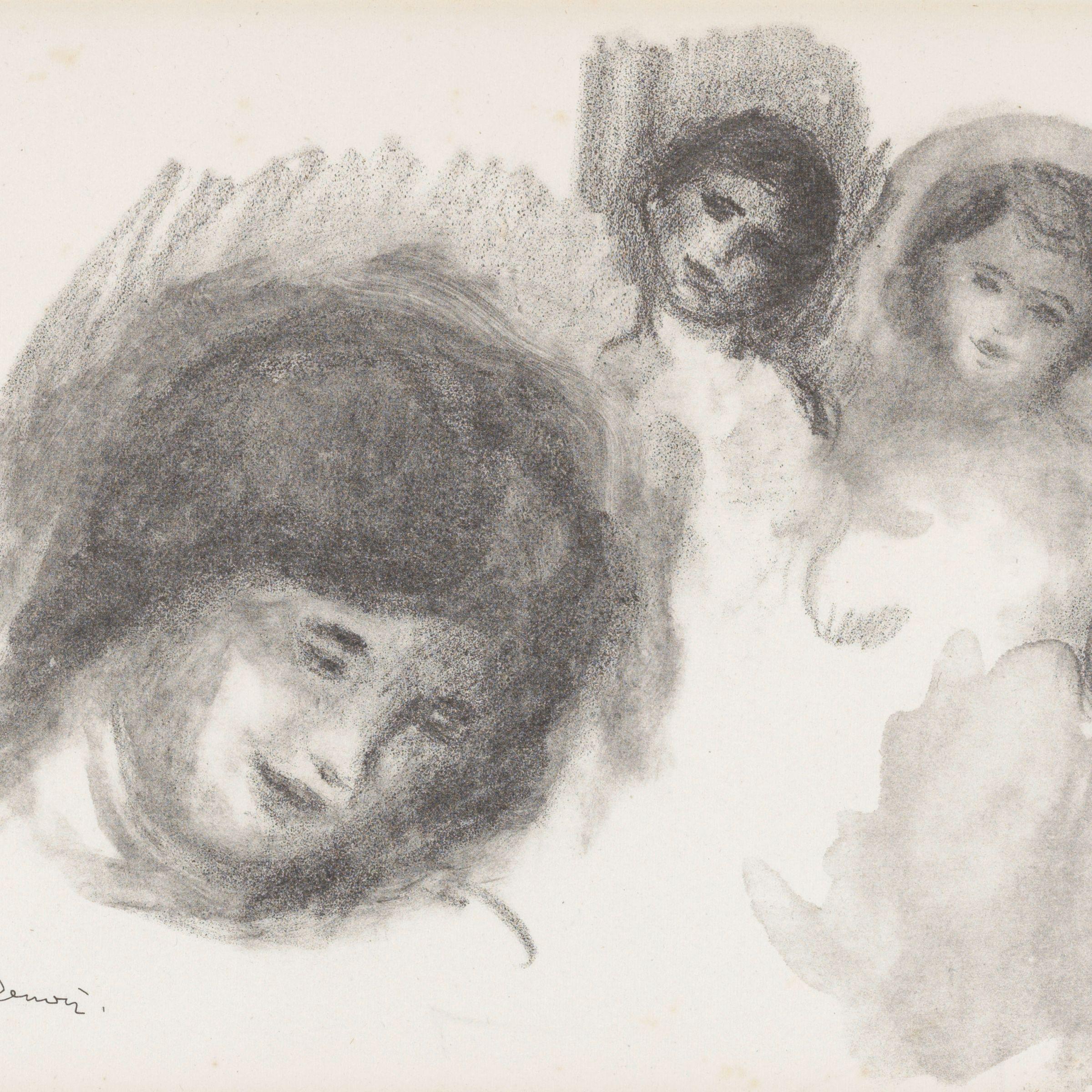 Pierre-Auguste Renoir - La pierre aux trois croquis