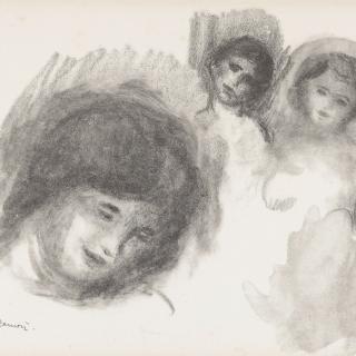 Pierre-Auguste Renoir - La pierre aux trois croquis