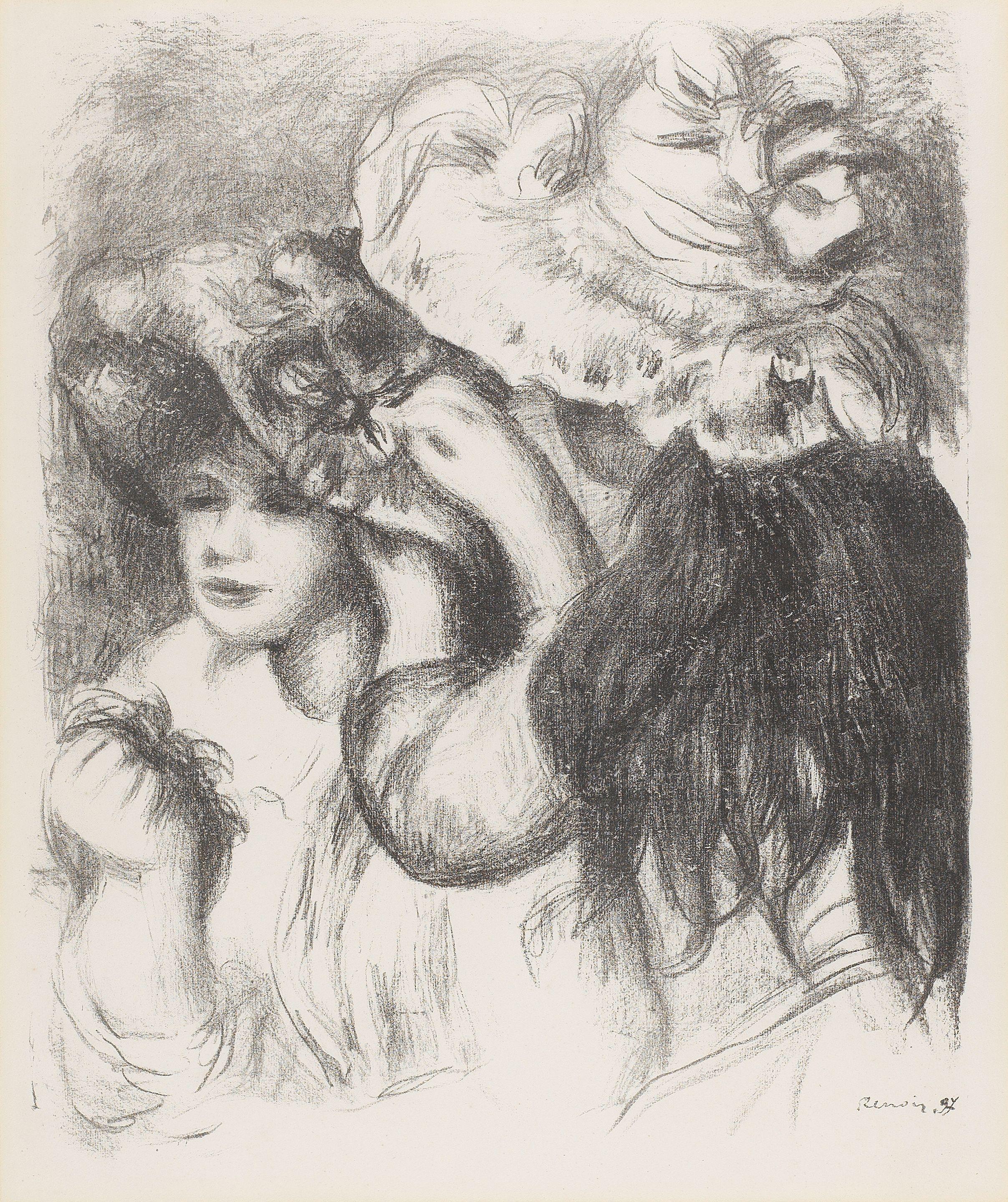 Pierre-Auguste Renoir - Le chapeau épinglé, (1ere planche)
