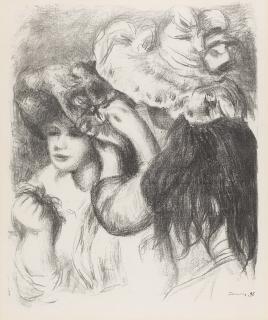 Pierre-Auguste Renoir - Le chapeau épinglé, (1ere planche)