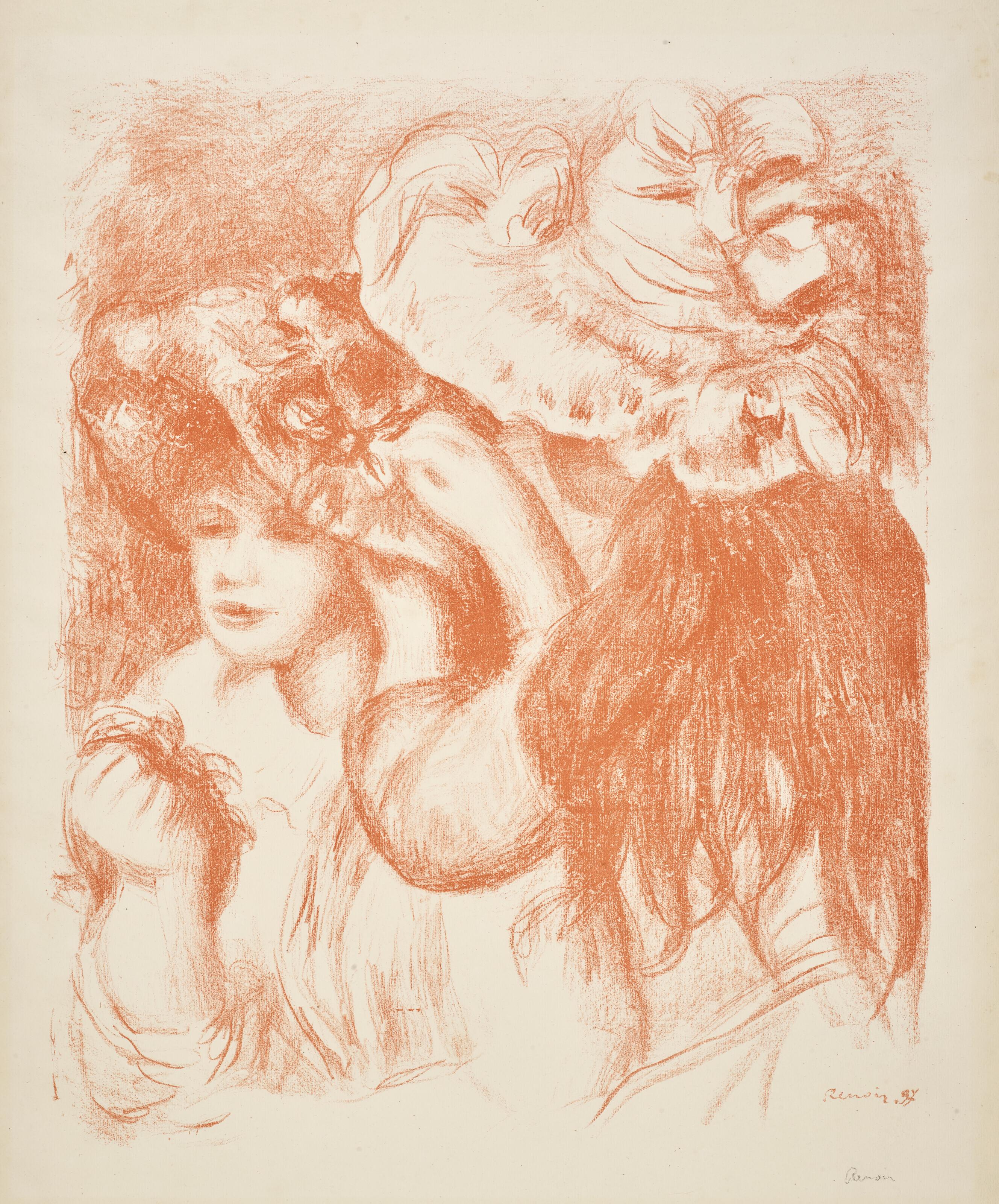 Pierre-Auguste Renoir - Le Chapeau épinglé, 1rè planche
