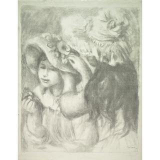 Pierre-Auguste Renoir - Le Chapeau Epinglé, 2E Planche (D., S. 30)