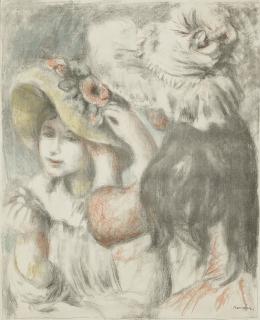 Pierre-Auguste Renoir - Le Chapeau Épinglé, 2E Planche (D., S. 30)