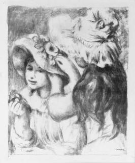 Pierre-Auguste Renoir - Le Chapeau épinglé, 2e planche (D.; S. 30)