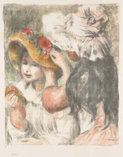 Pierre-Auguste Renoir - Le Chapeau épinglé, 2ème Planche (D. 30)