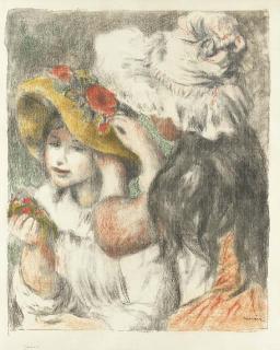 Pierre-Auguste Renoir - Le Chapeau épinglé, 2ème Planche (Delteil, Stella 30)
