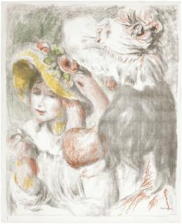 Pierre-Auguste Renoir - Le Chapeau Épinglé, 2ème Planche
