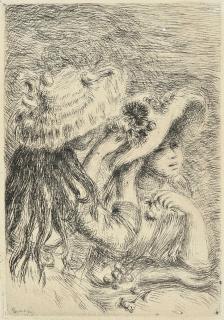 Pierre-Auguste Renoir - Le Chapeau èpinglé (Delteil 8)