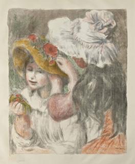Pierre-Auguste Renoir - Le Chapeau Épinglé (Deuxième Planche) (Delteil, Stella 30; Roger-Marx 29)