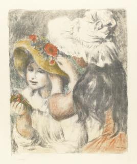 Pierre-Auguste Renoir - Le Chapeau Épinglé (Deuxième Planche) (Delteil, Stella 30)