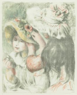 Pierre-Auguste Renoir - Le Chapeau Épinglé (Deuxième Planche) (Delteil, Stella 30)