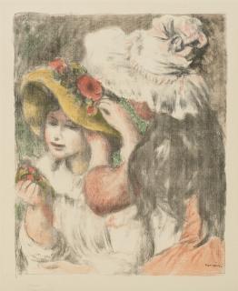 Pierre-Auguste Renoir -  Le Chapeau Épinglé (Deuxième Planche) (Delteil, Stella 30)