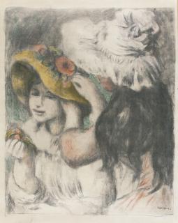Pierre-Auguste Renoir - Le Chapeau Épinglé (Deuxième Planche) (Delteil, Stella 30)
