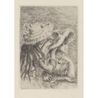 Pierre-Auguste Renoir - Le chapeau épinglé (La fille de Berthe Morisot et sa cousine), 3e planche