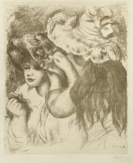 Pierre-Auguste Renoir - Le Chapeau Épinglé (Première Planche) (Delteil 29)