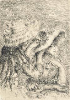 Pierre-Auguste Renoir - Le chapeau epinglé