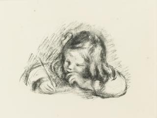 Pierre-Auguste Renoir - Le Petit Garçon Au Porte-Plume/Claude Renoir Écrivait (D. 55)
