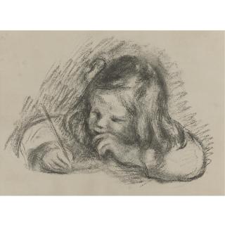 Pierre-Auguste Renoir - Le Petit Garçon Au Porte-Plume (D., S. 55)