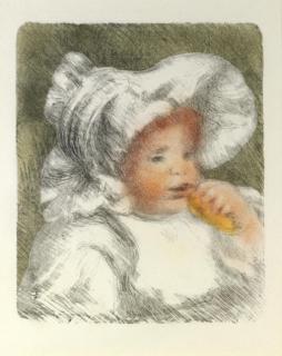 Pierre-Auguste Renoir - L\'Enfant Au Biscuit (Jean Renoir) (Delteil; Stella 31)