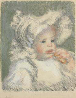 Pierre-Auguste Renoir - L\'Enfante au Biscuit