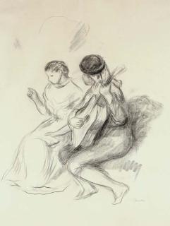 Pierre-Auguste Renoir - Les amoureux