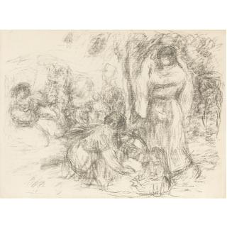 Pierre-Auguste Renoir - Les Laveuses, 2E Pensee (D.; S. 53)