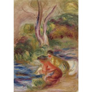 Pierre-Auguste Renoir - Les Laveuses