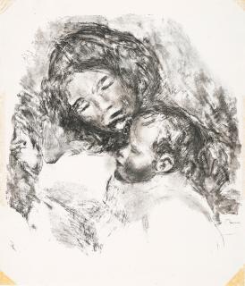 Pierre-Auguste Renoir - Maternité, Grand Planche