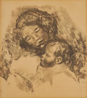 Pierre-Auguste Renoir - Maternité, grande planche.