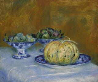 Pierre-Auguste Renoir - Nature Morte Au Melon, Amandes Et Figues