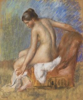 Pierre-Auguste Renoir - Nu au fauteuil
