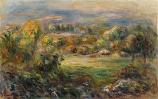 Pierre-Auguste Renoir - Paysage À Cagnes - Fragment