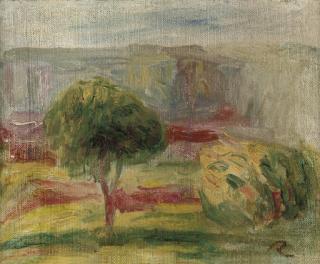 Pierre-Auguste Renoir - Paysage à l\'arbre