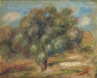 Pierre-Auguste Renoir - Paysage - Arbre aux Colettes