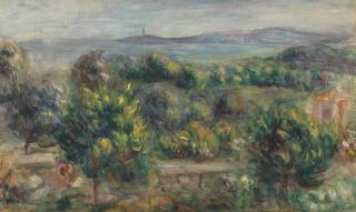 Pierre-Auguste Renoir - Paysage, arbre jaune