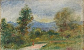 Pierre-Auguste Renoir - Paysage, la route
