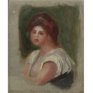 Pierre-Auguste Renoir - Portrait De Jeune Femme