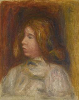 Pierre-Auguste Renoir - Portrait De Jeune Fille