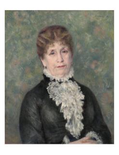 Pierre-Auguste Renoir - Portrait de Madame Fould (La femme au jabot)