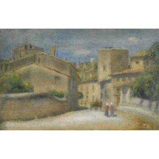 Pierre-Auguste Renoir - Rue A Villeneuve-Les-Avignon