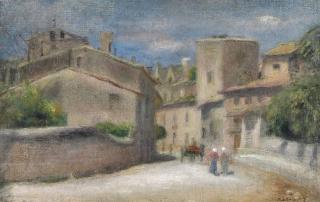 Pierre-Auguste Renoir - Rue à Villeneuve-les-Avignon