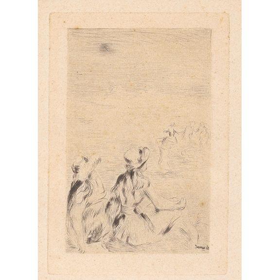 Pierre-Auguste Renoir - Sur la plage, à Berneval