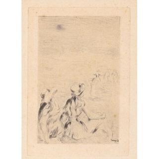 Pierre-Auguste Renoir - Sur la plage, à Berneval