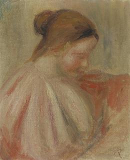 Pierre-Auguste Renoir - Tête de jeune fille de profil