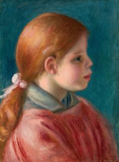 Pierre-Auguste Renoir - Tête de jeune fille